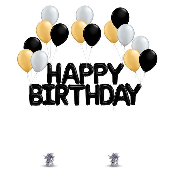 Picture of HAPPY BIRTHDAY Bouquet(Black)