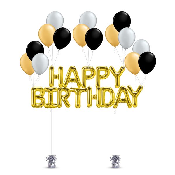 Picture of HAPPY BIRTHDAY Bouquet(Gold)