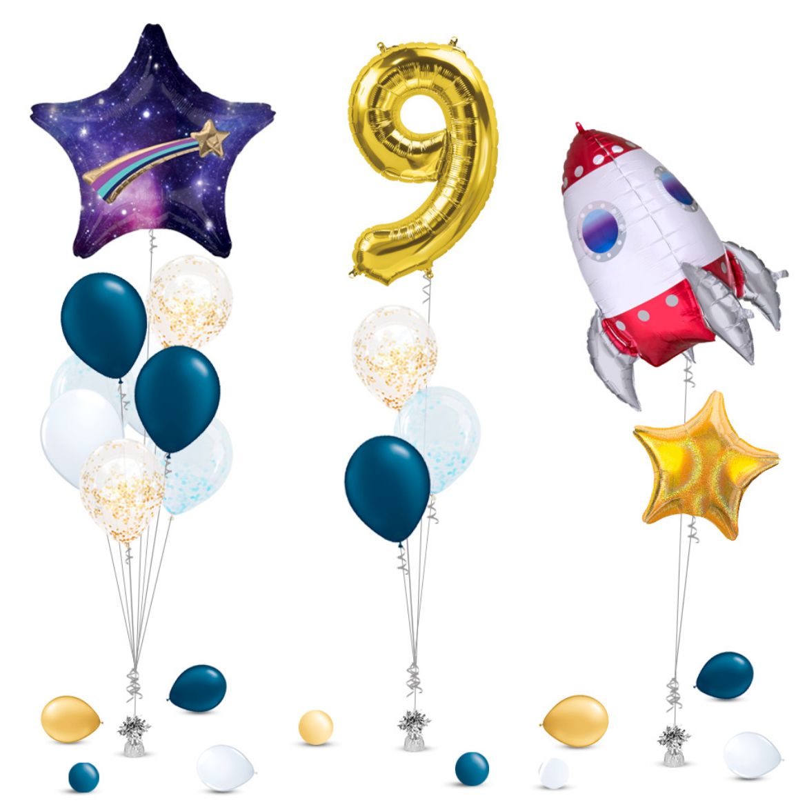 Picture of Space Star Balloons