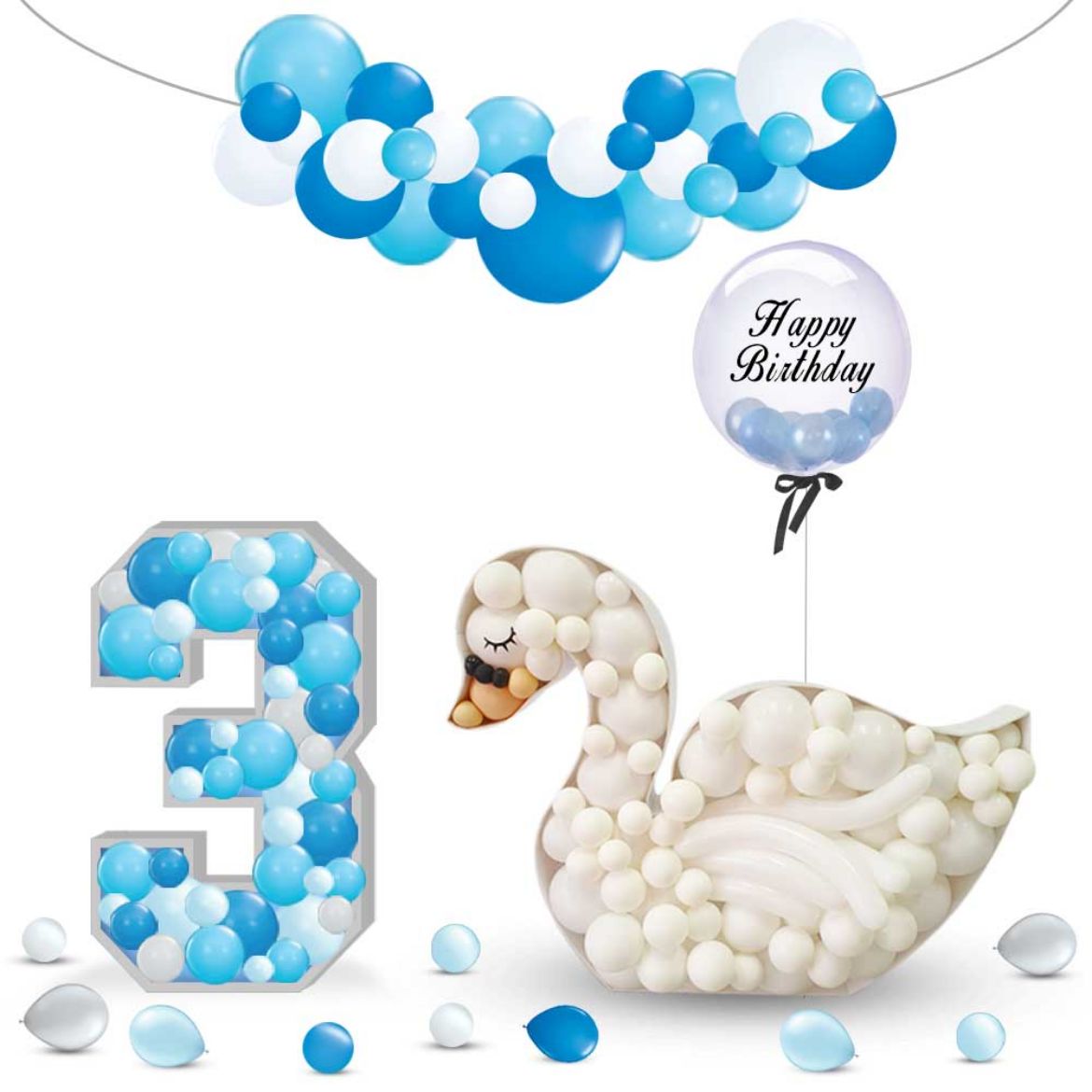 Picture of Swan Decorations 