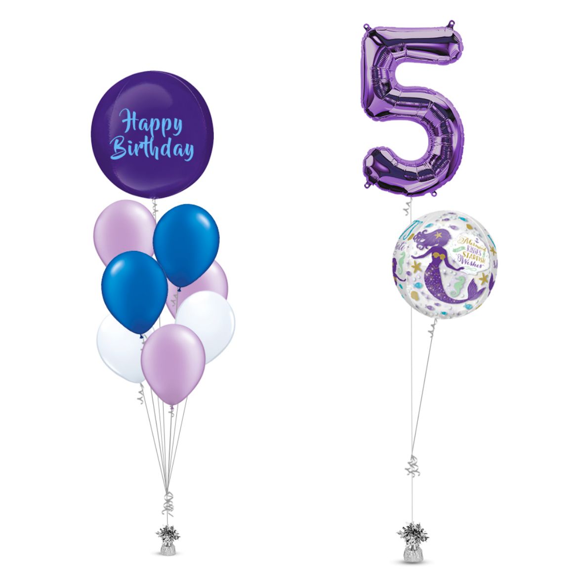Picture of Mermaid Birthday Balloons 