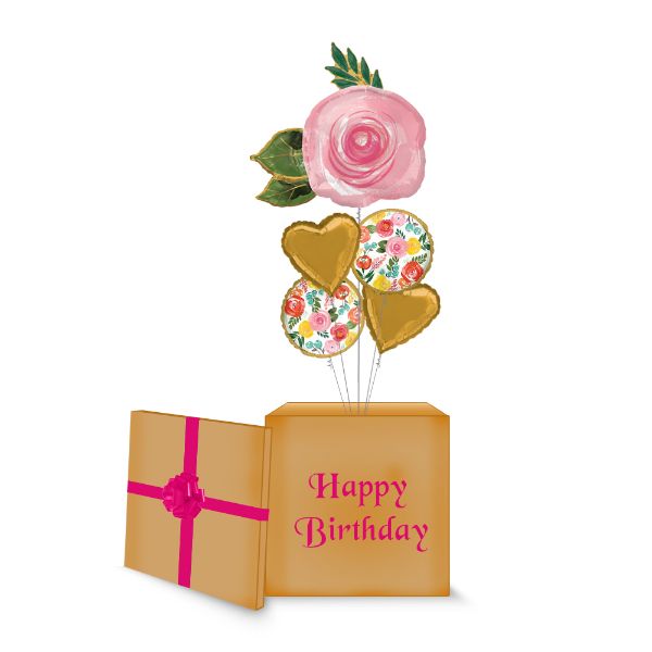 Picture of Rose Birthday Balloon