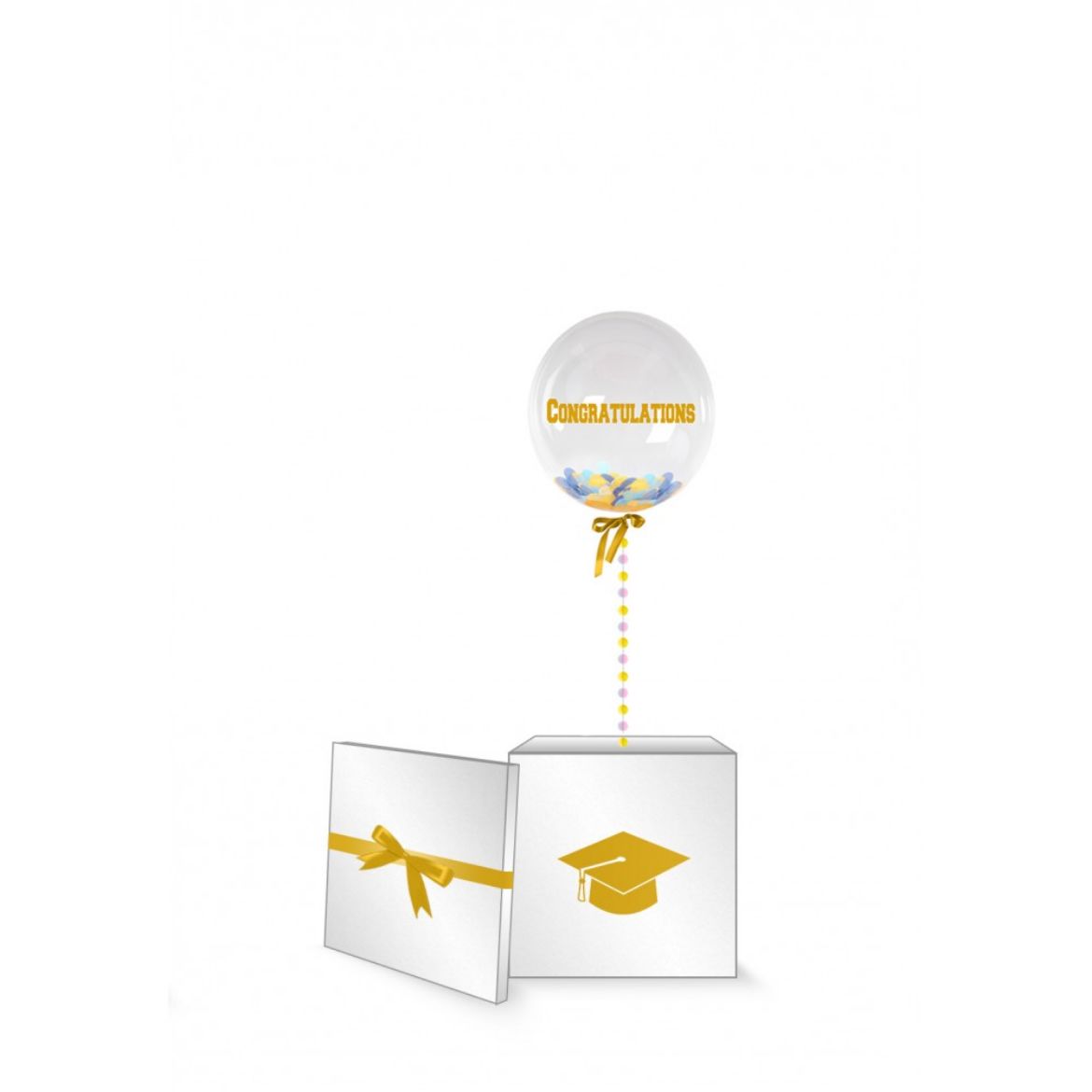 Picture of Gold Congratulation Gift Box