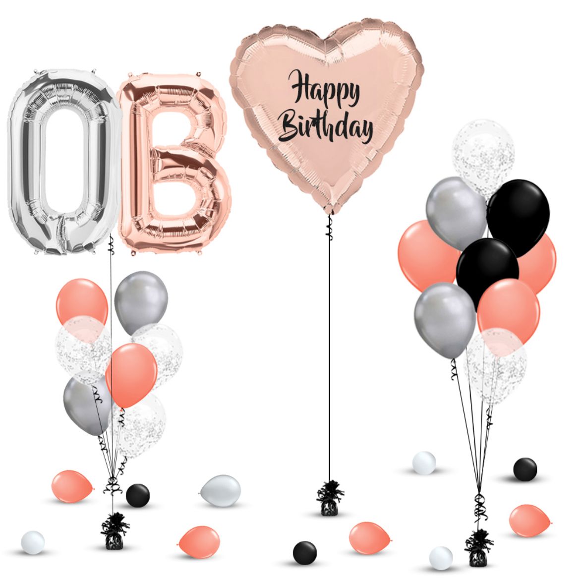 Picture of Rose Gold Decoration Set 1