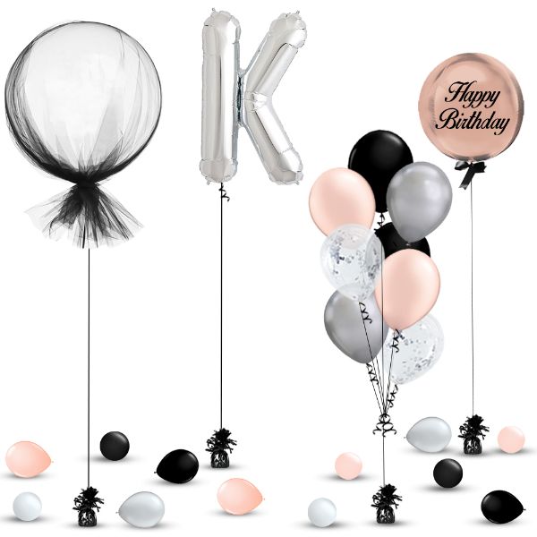 Picture of Black and Silver Decorations