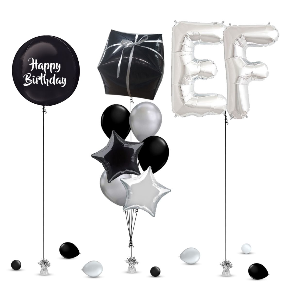 Picture of Black Balloon Decoration