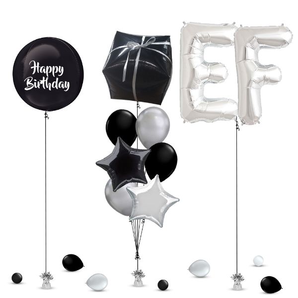 Picture of Black Balloon Decoration