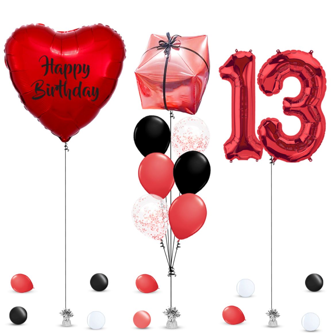 Picture of Red Black Decoration 1