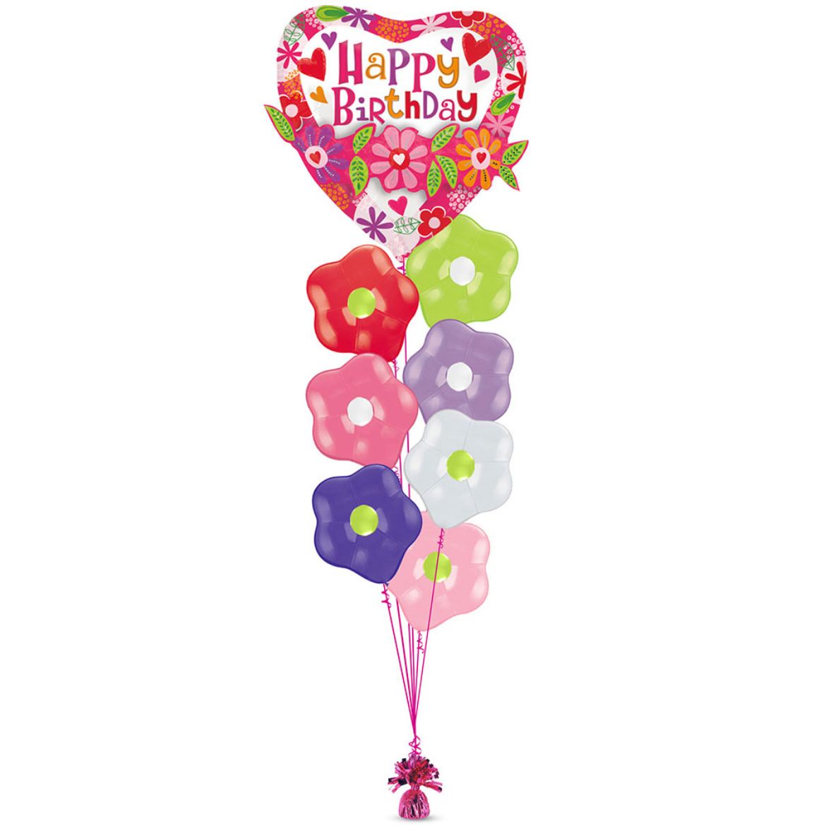 Picture of Floral Garden Heart Shape 