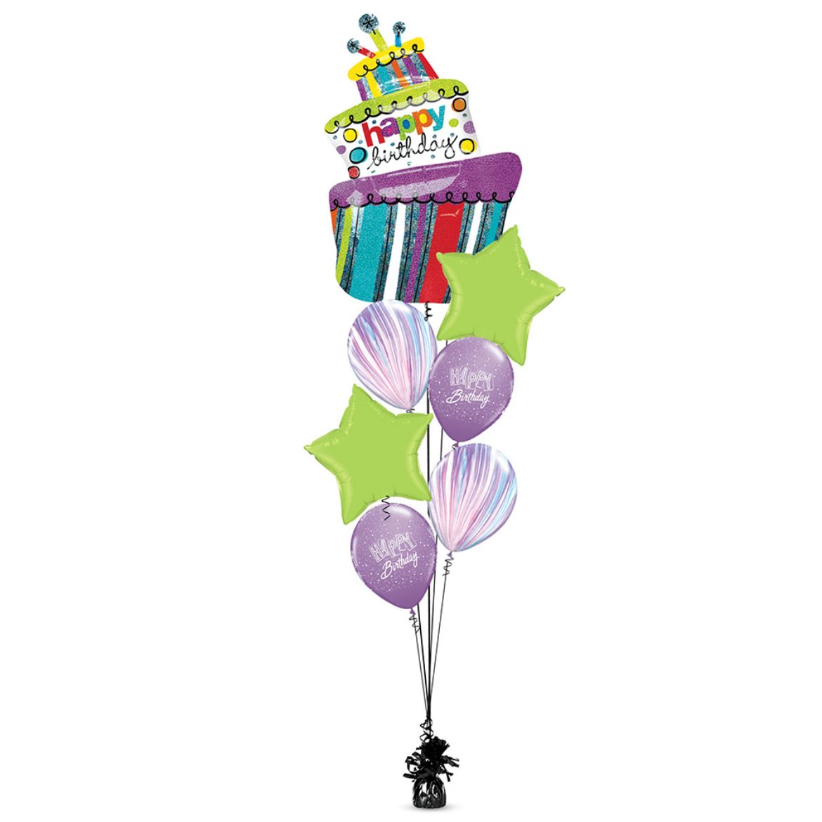 Picture of Funky Cake in Lime Green