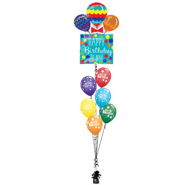 Picture of HBD Present & Balloons