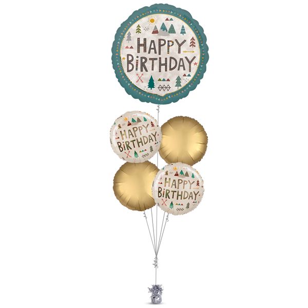 Picture of Wilderness Birthday Balloon Bouquet