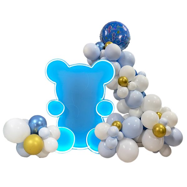 Picture of Led Bear Frame with Garland