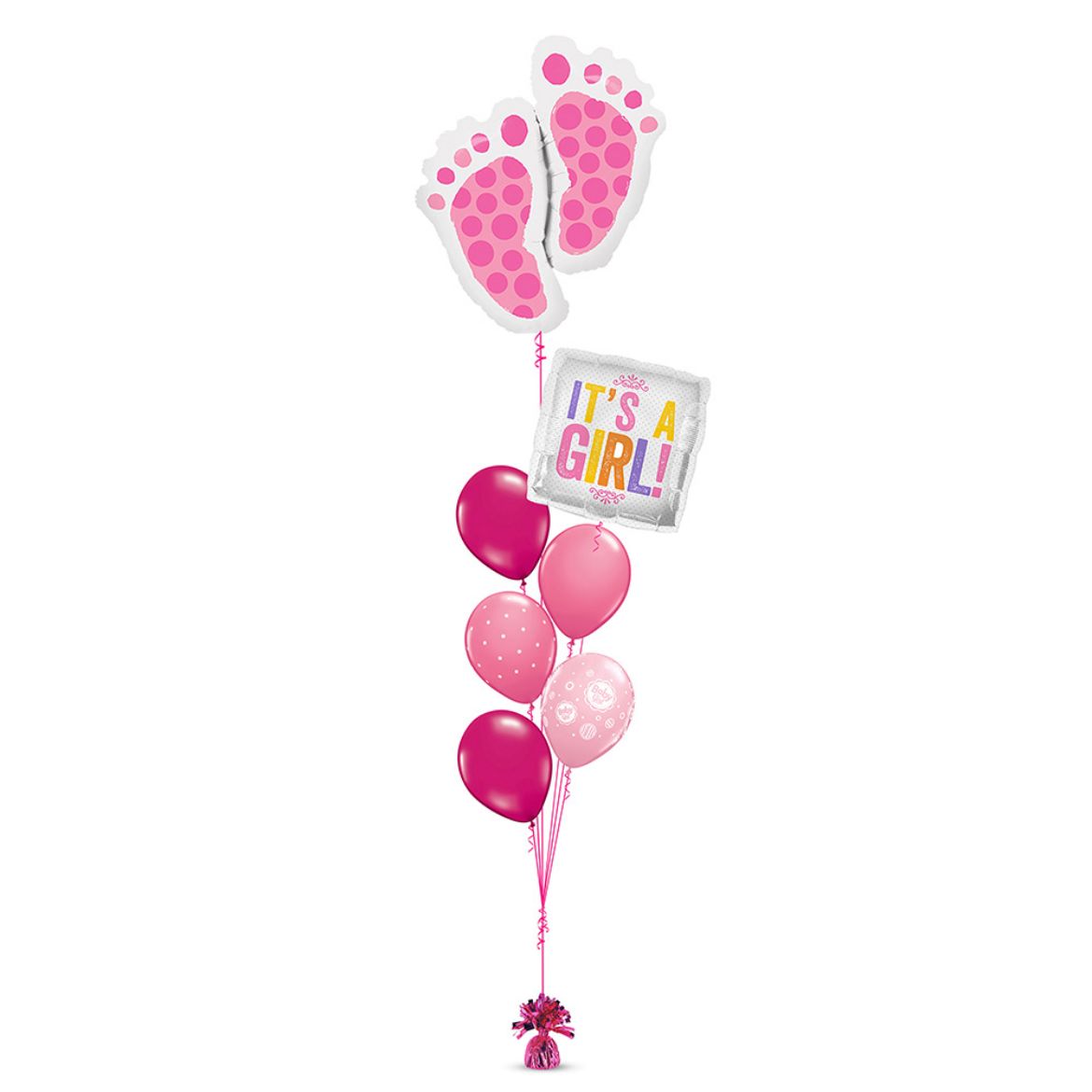 Picture of It's A Girl Baby Feet 