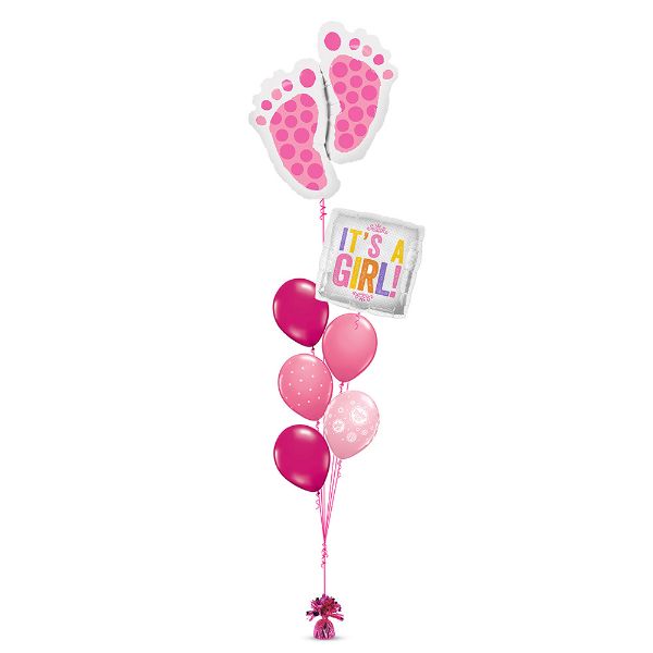 Picture of It's A Girl Baby Feet 