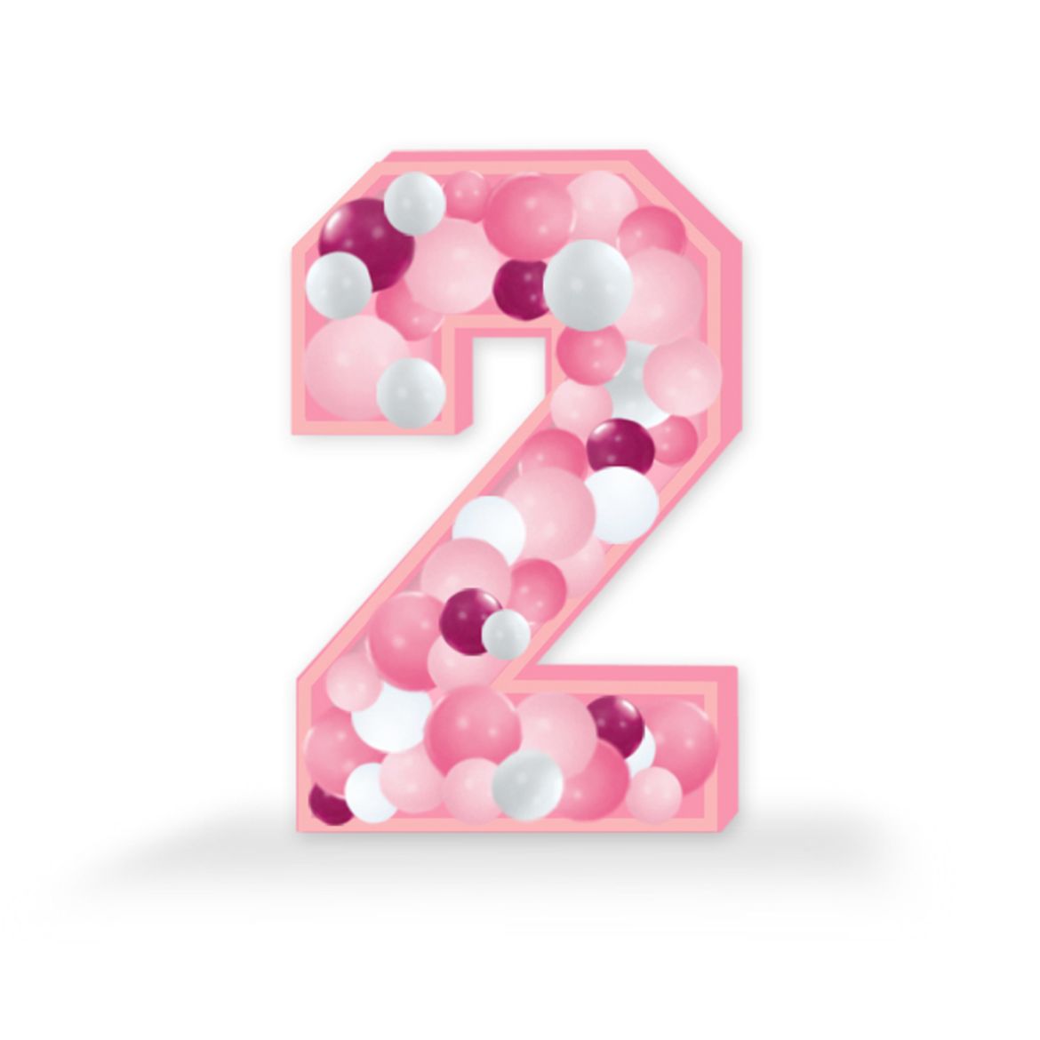 Picture of Number 2 Balloon Mosaic