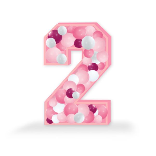 Picture of Number 2 Balloon Mosaic