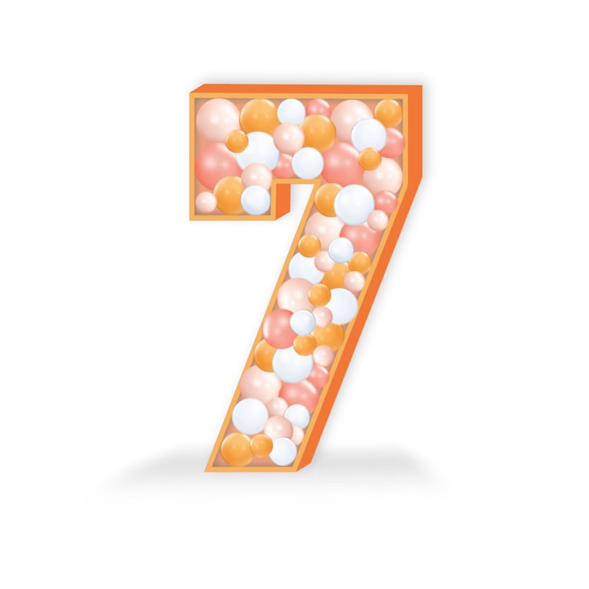 Picture of Number 7 Balloon Mosaic 