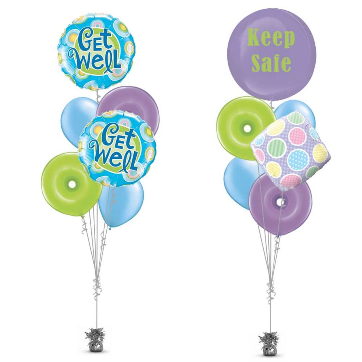 Picture of Dotted Get Well Soon Balloon