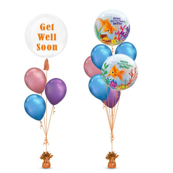 Picture of Fish Get Well Soon Balloon	