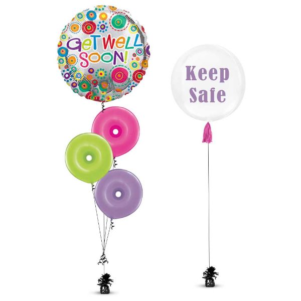 Picture of Get Well Soon Dot Balloon