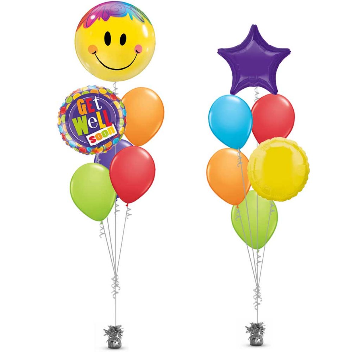 Picture of Smiley Get Well Soon Balloon