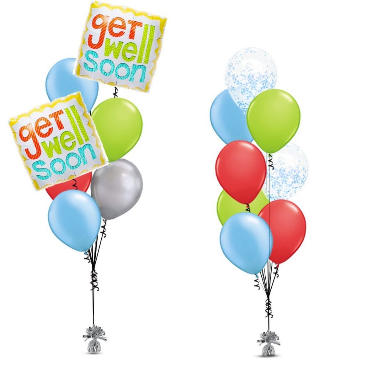 Picture of Square Get Well Soon Balloon