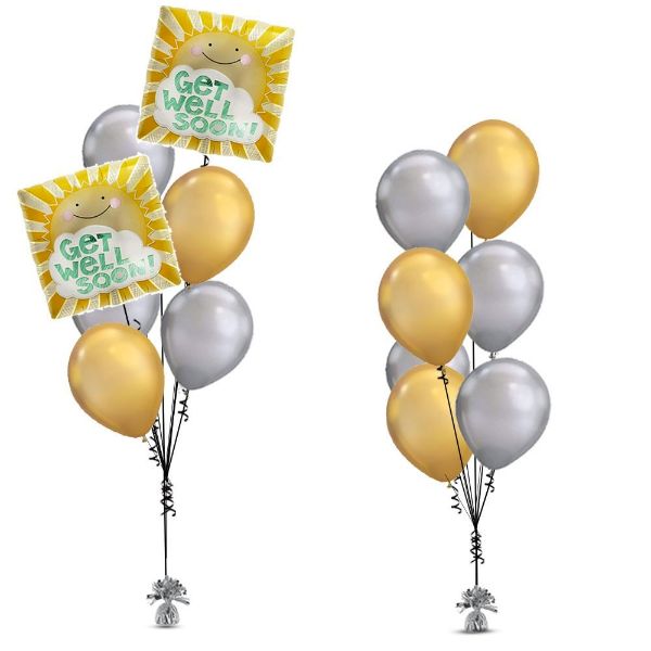 Picture of Yellow Get Well Soon Balloon
