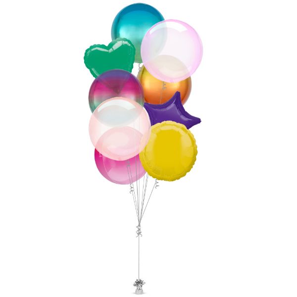 Picture of Shape Balloon Bunch 10	