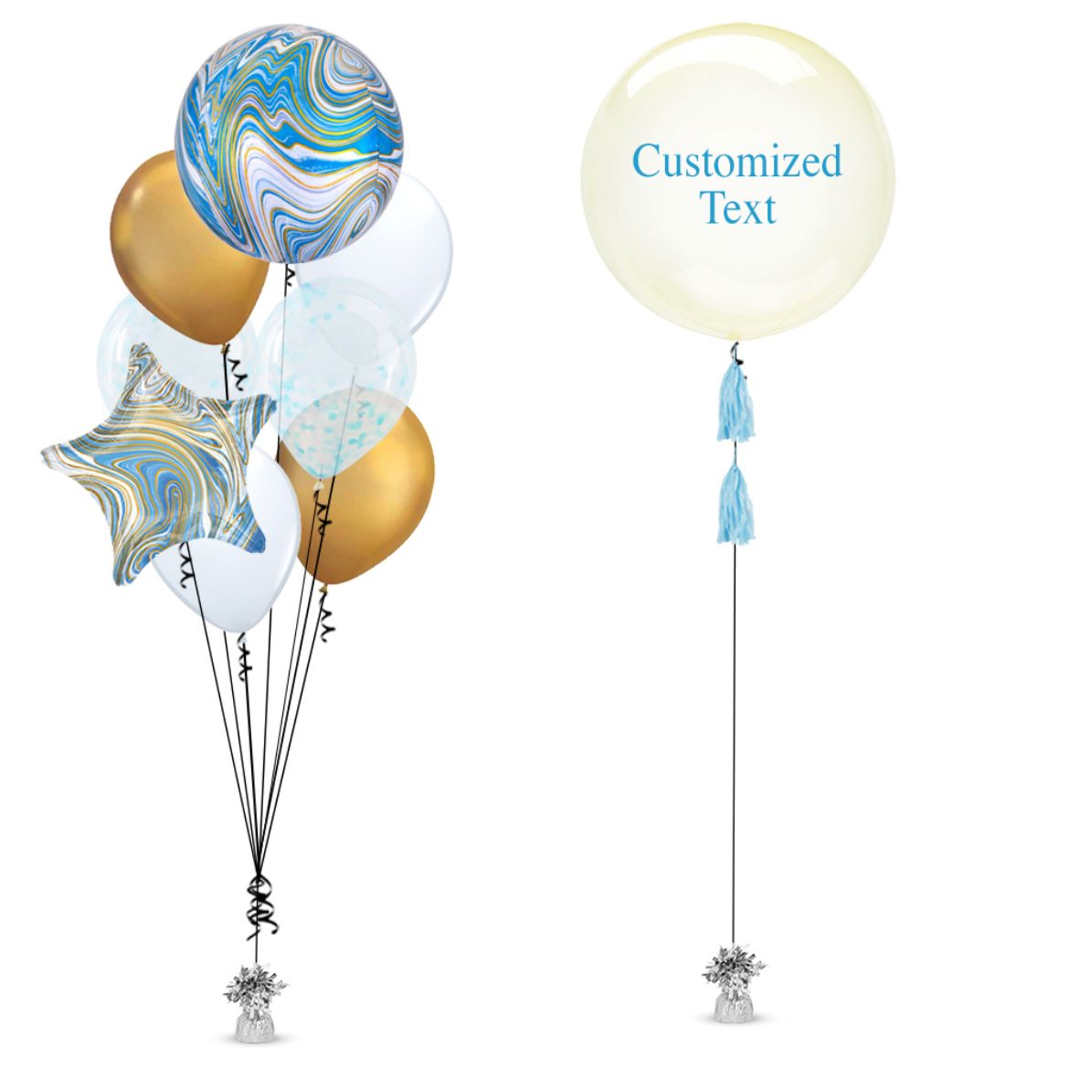 Picture of Shape Balloon Bunch 7