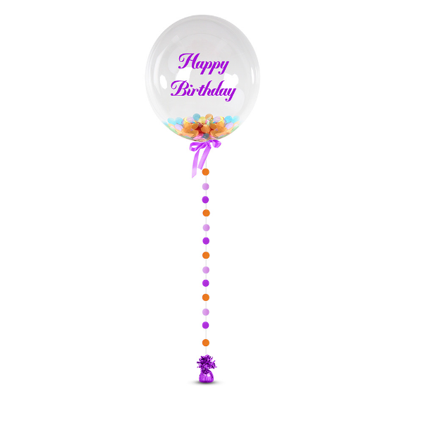 Picture of Happy Birthday - Purple