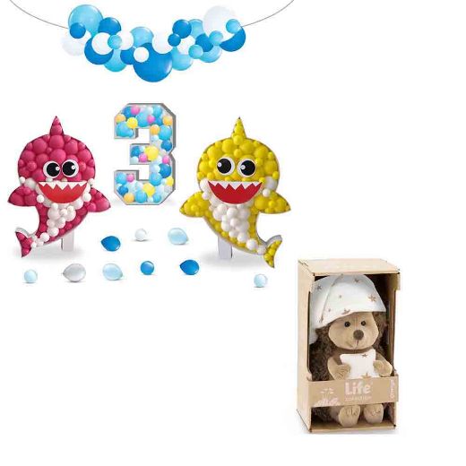 Picture of Baby Shark Decoration With Gift