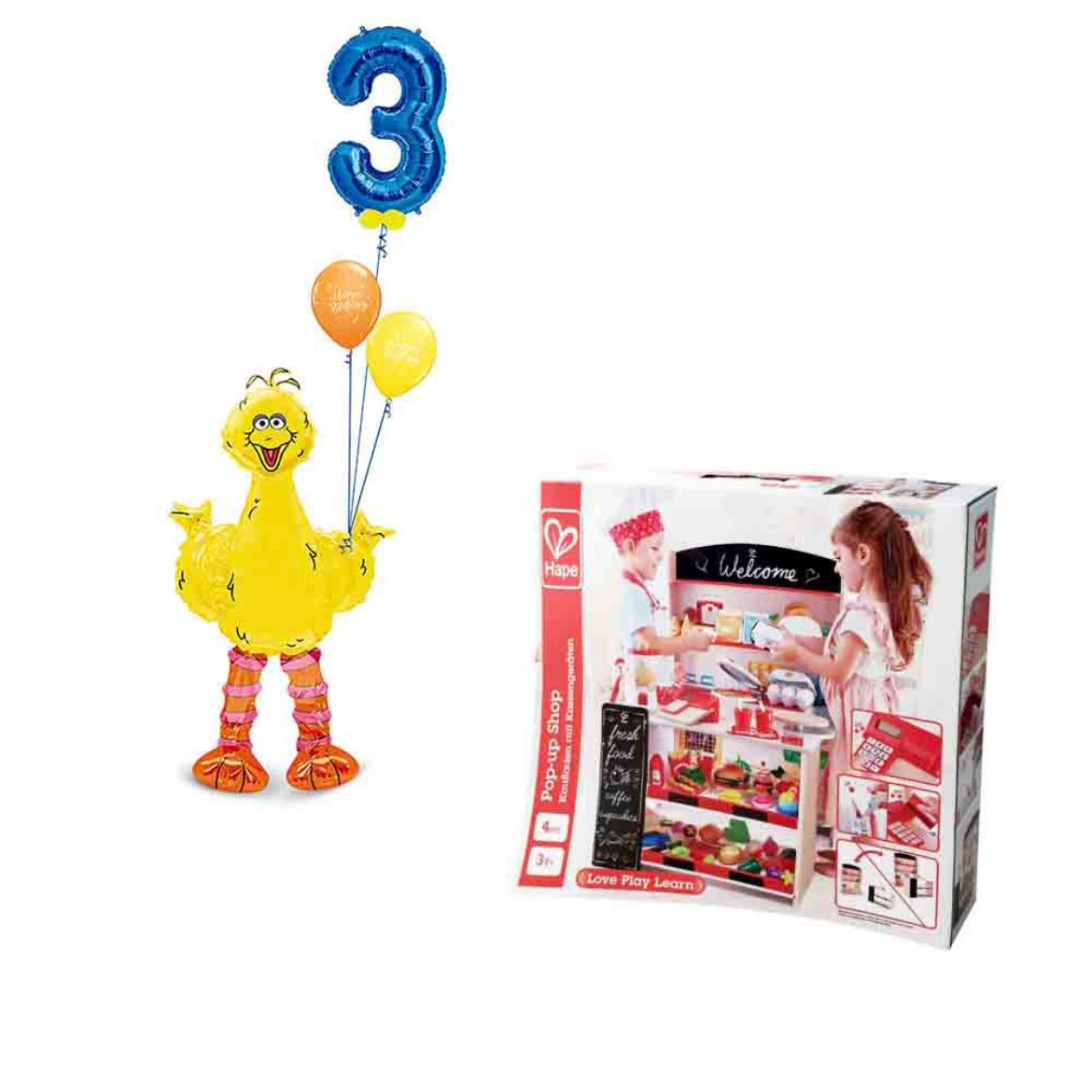 Picture of Big Bird Awk With Gift