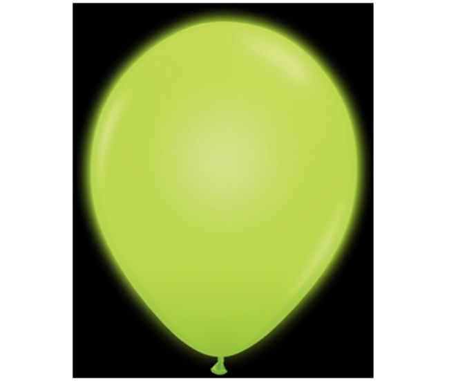 Picture of 5 pieces Green LED Balloons