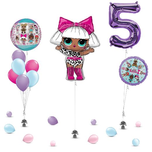 Picture of Lol Doll balloon with Gift