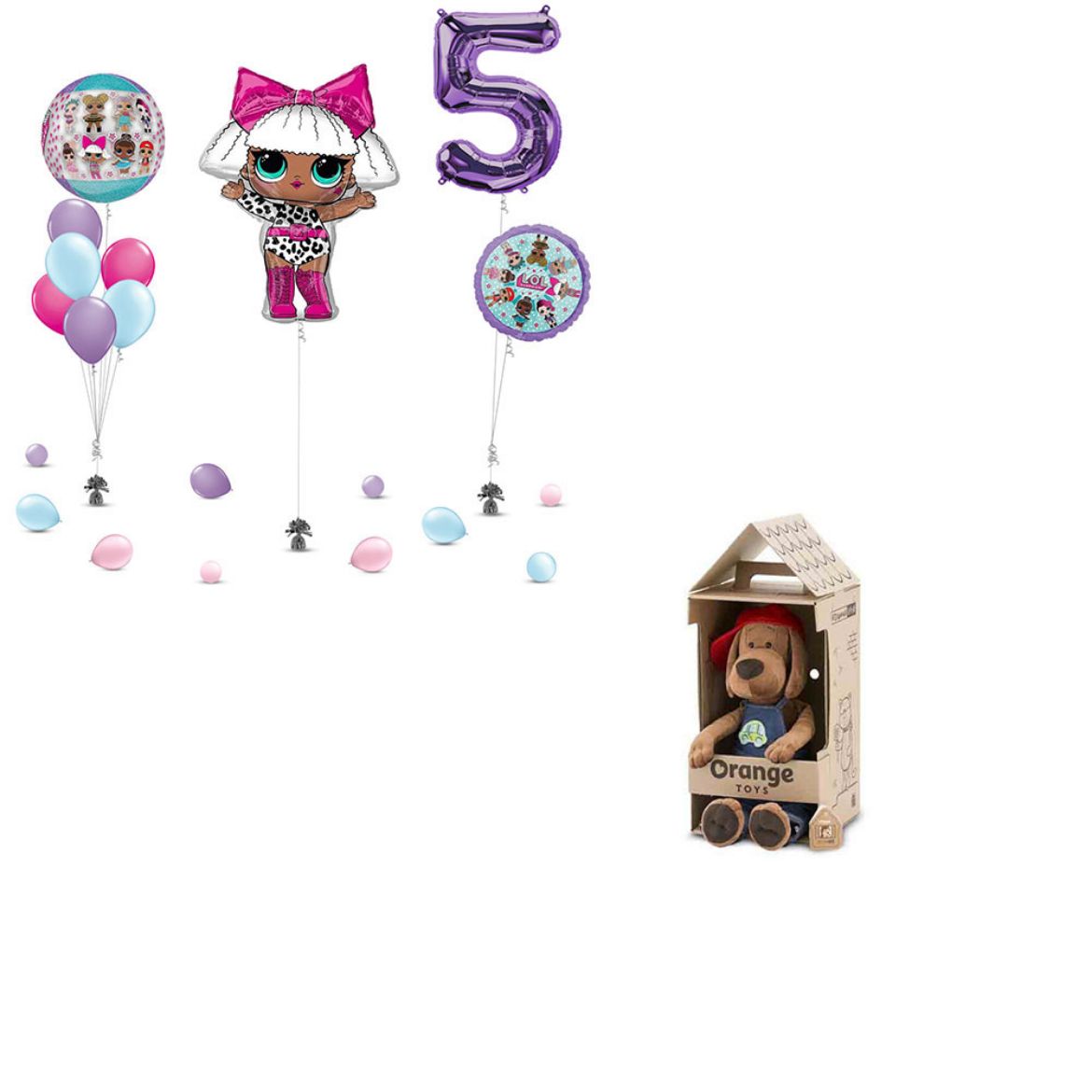 Picture of Lol Doll balloon with Gift