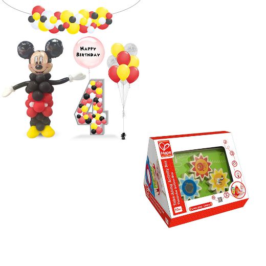 Picture of Mickey stand with Gift	