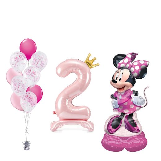 Picture of Minnie Airloonz with Gift	