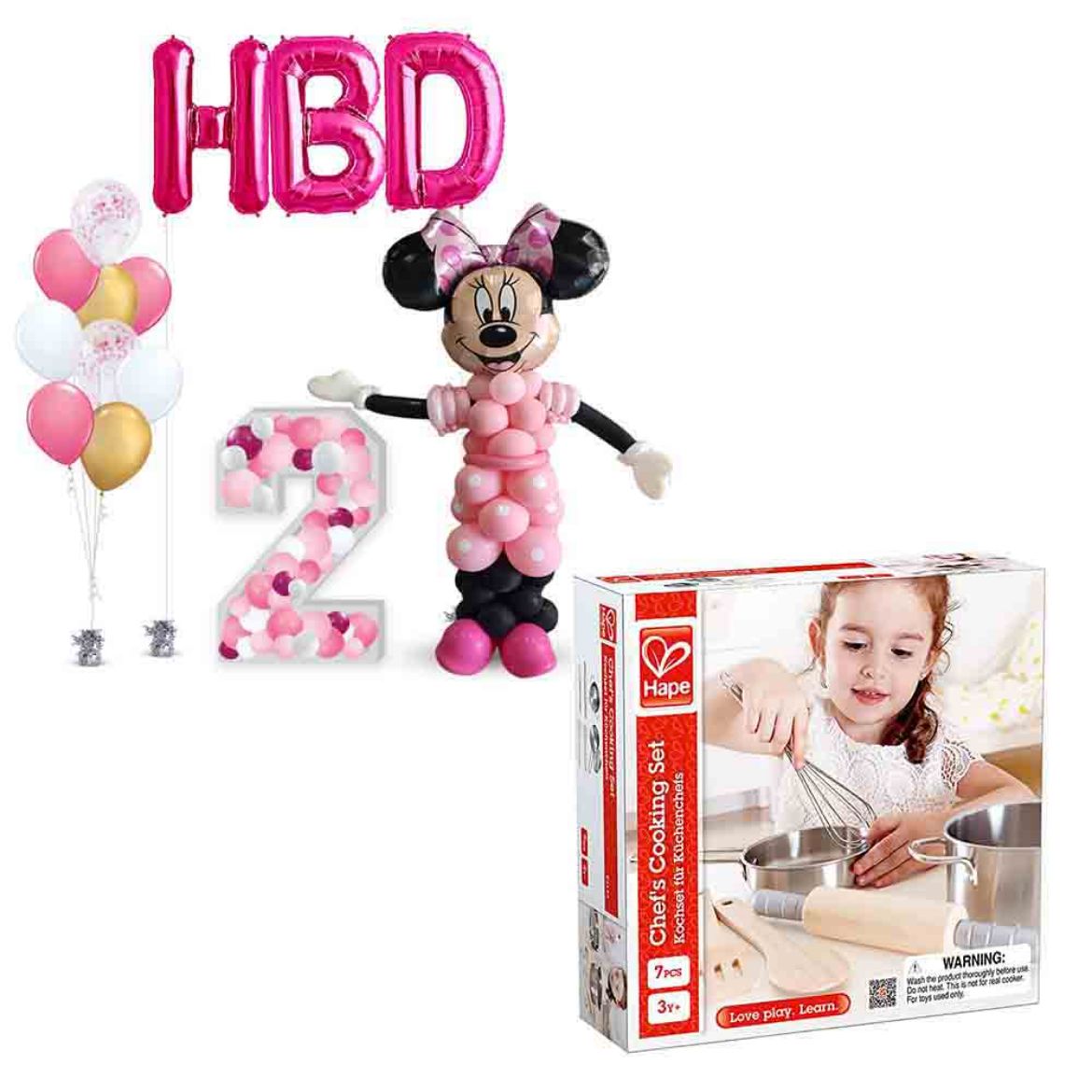 Picture of Minnie stand with Gift	