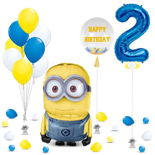 Picture of Minnion Balloons with Gift	