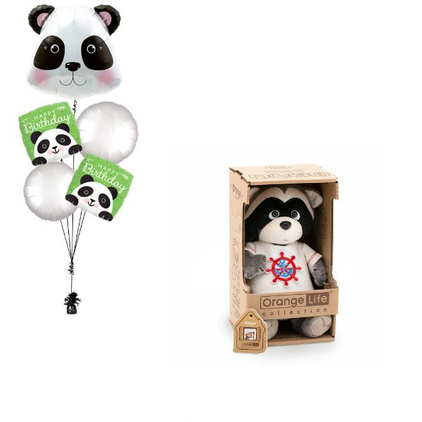 Picture of Panda Bouquet with Gift	