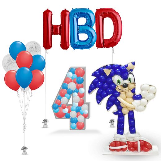 Picture of Sonic Balloon with Gift	