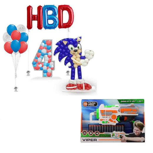 Picture of Sonic Balloon with Gift	
