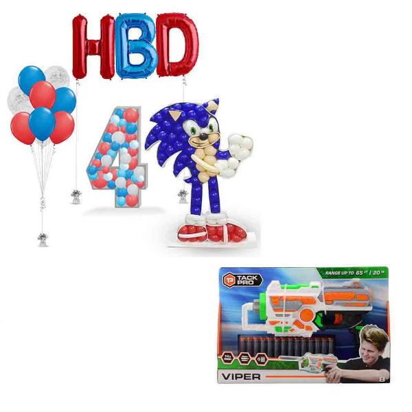 Picture of Sonic Balloon with Gift	