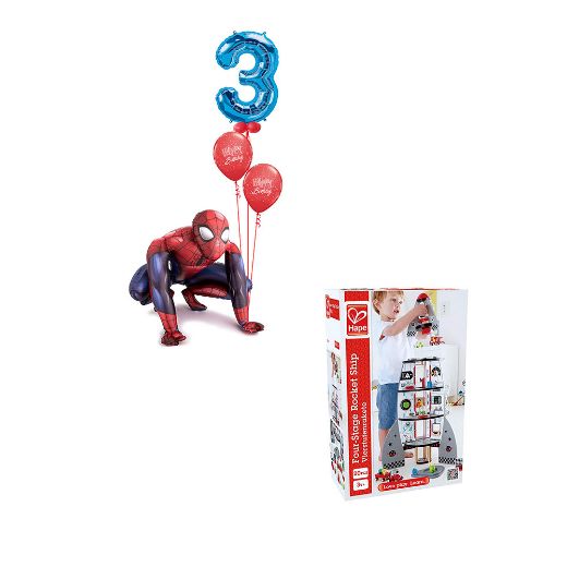 Picture of Spider man Awk With Gift