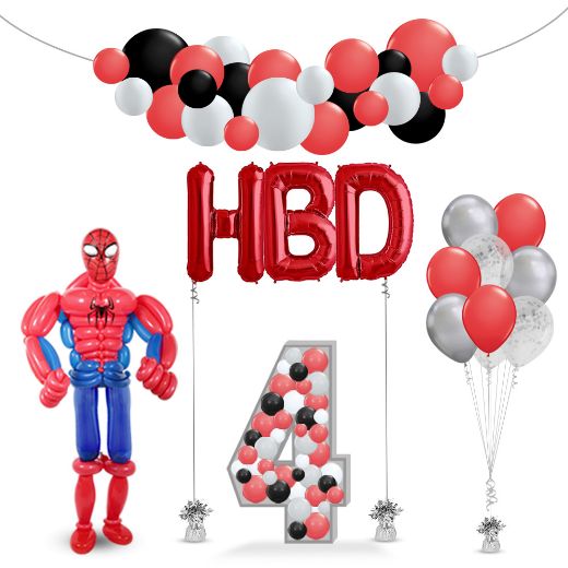 Picture of Spider man Stand with Gift	