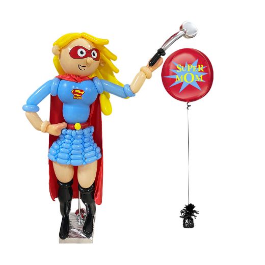 Picture of Mom Balloon Stand with Gift	
