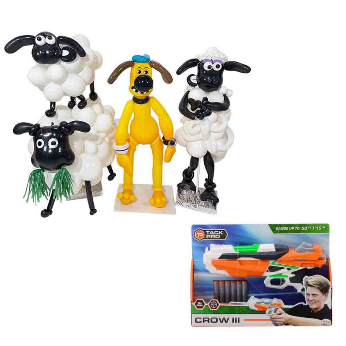 Picture of Shaun the sheep with gift	