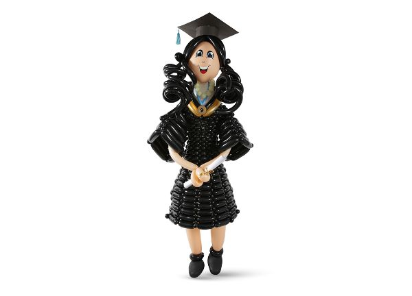 Picture of Black Graduation Girl