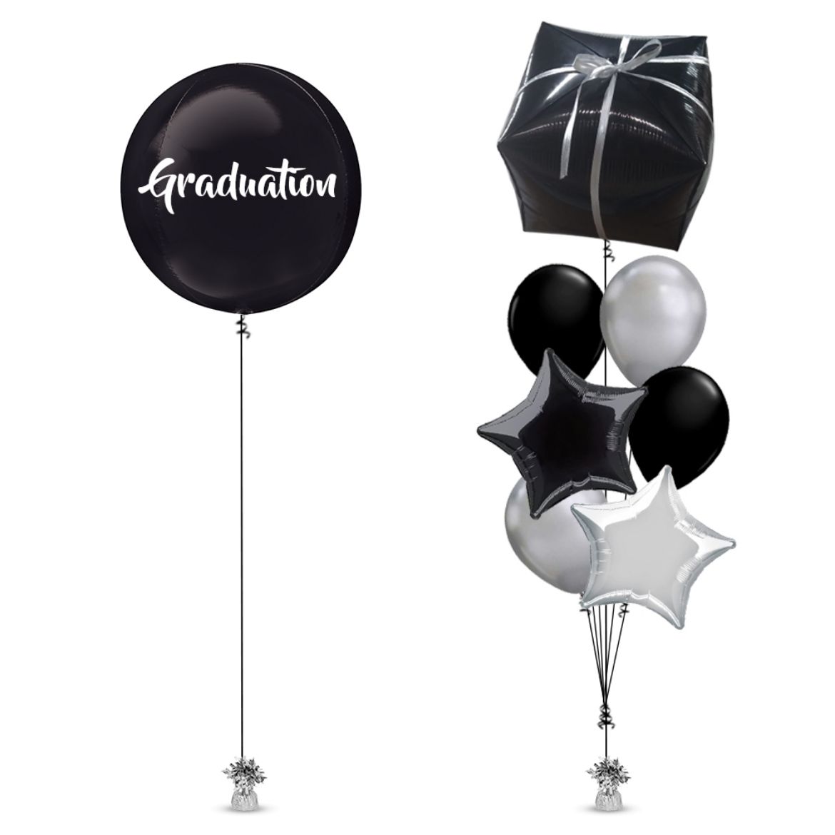 Picture of Black Balloon Graduation	